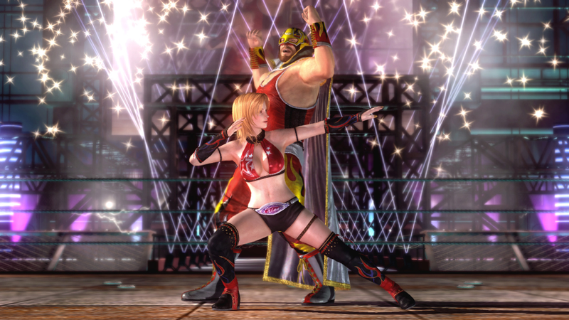Illustration for article titled Jann Lee Takes on Tina in Dead or Alive 5's Tag Mode